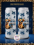 Spicy Disaster Frosted Glass Tumbler Set (RTS)