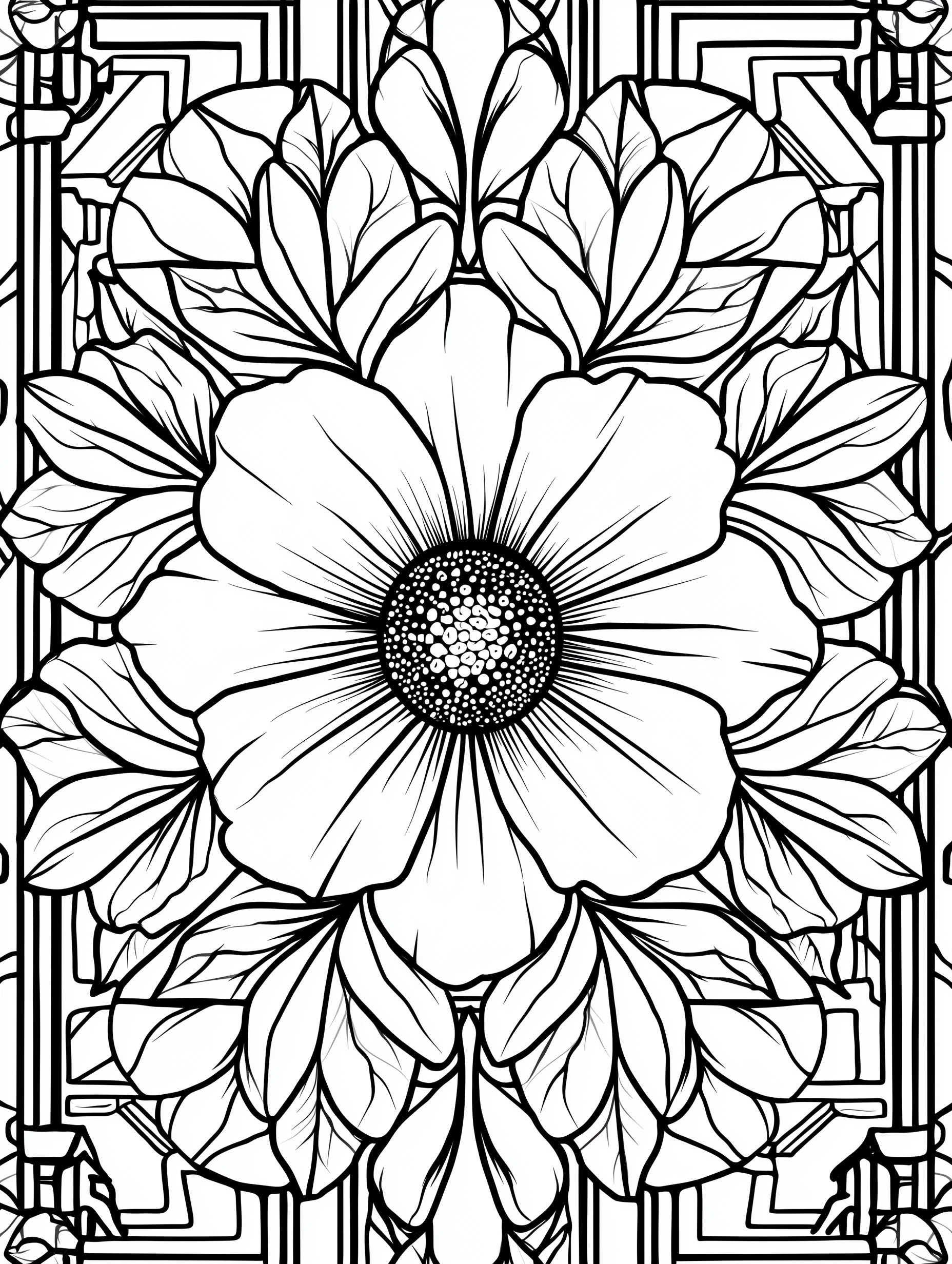 10 Printable Floral & Nature Coloring Sheets Bundle