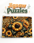 Sunflower and Leopard Jigsaw Puzzle (Pick-up)