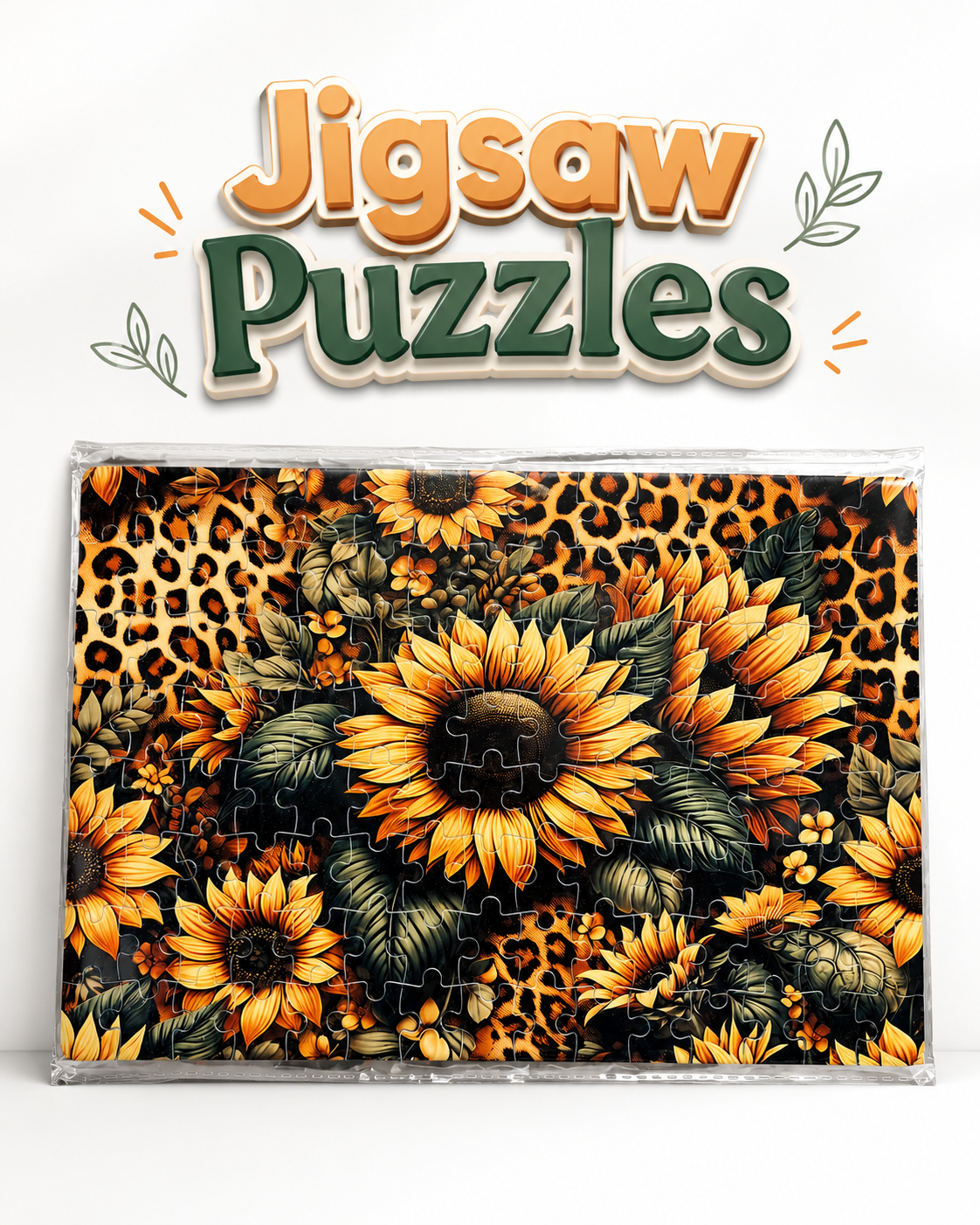 Sunflower and Leopard Jigsaw Puzzle – RTS
