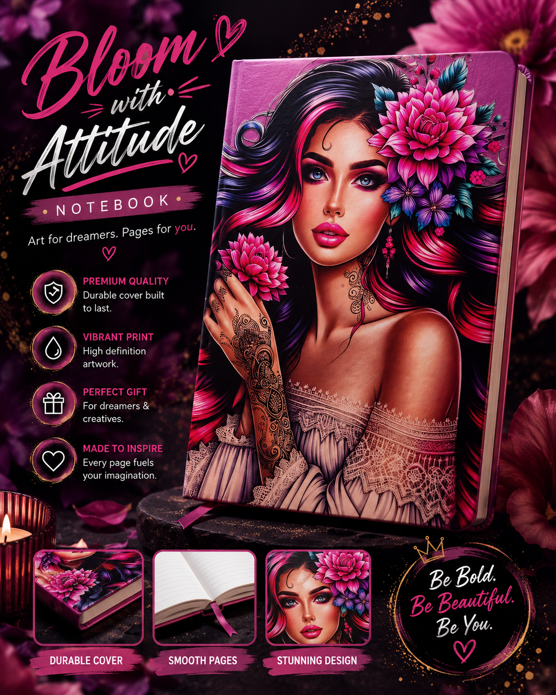 Beauty In Bloom Journal (RTS)