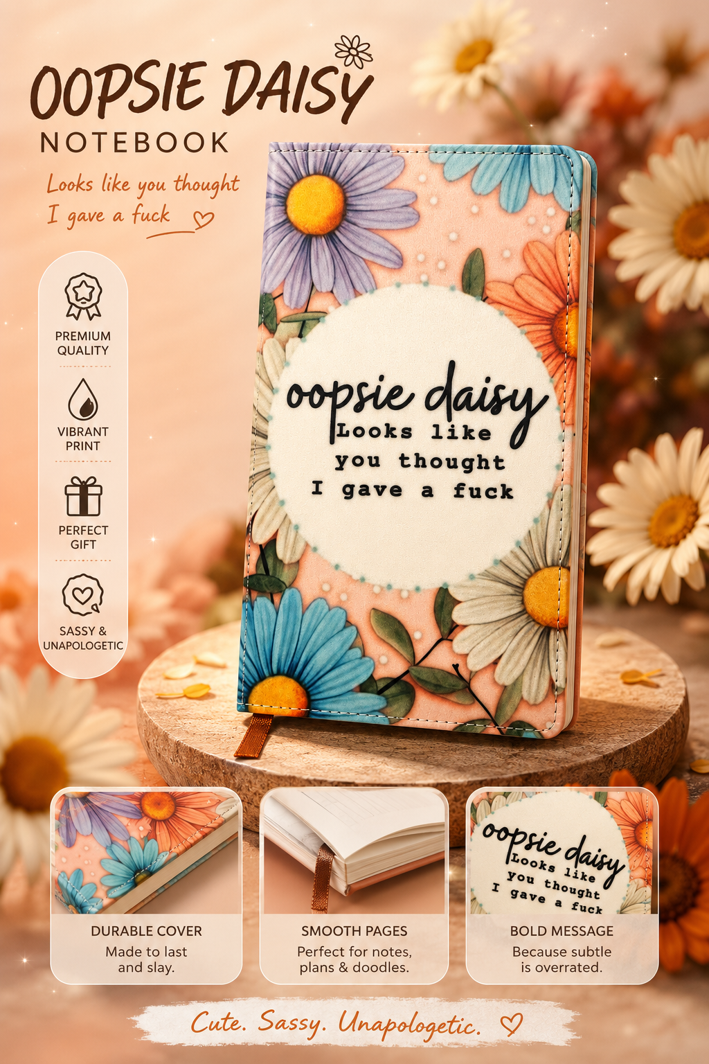 Oopsie Daisy Mini Journal (RTS)