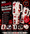Red Bow 40oz Tumbler (RTS)