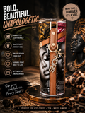 Unapologetic Queen Skinny Tumbler (RTS) ✨🖤