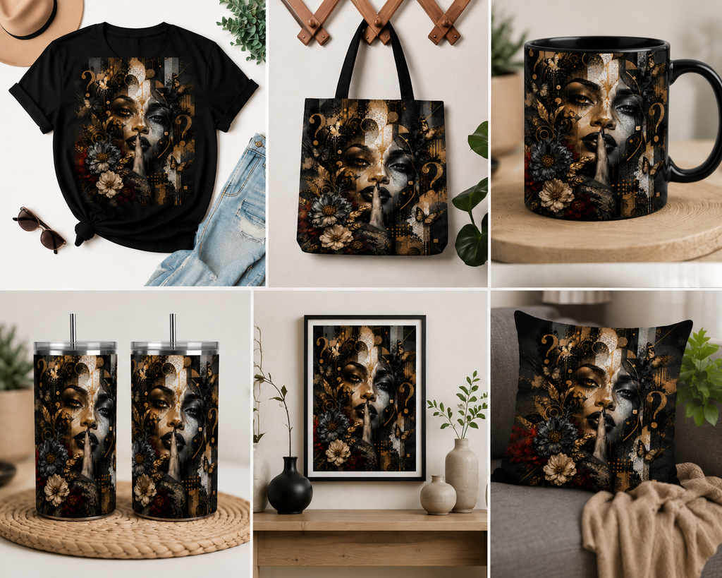 Mystery in Silence – Digital Download PNG