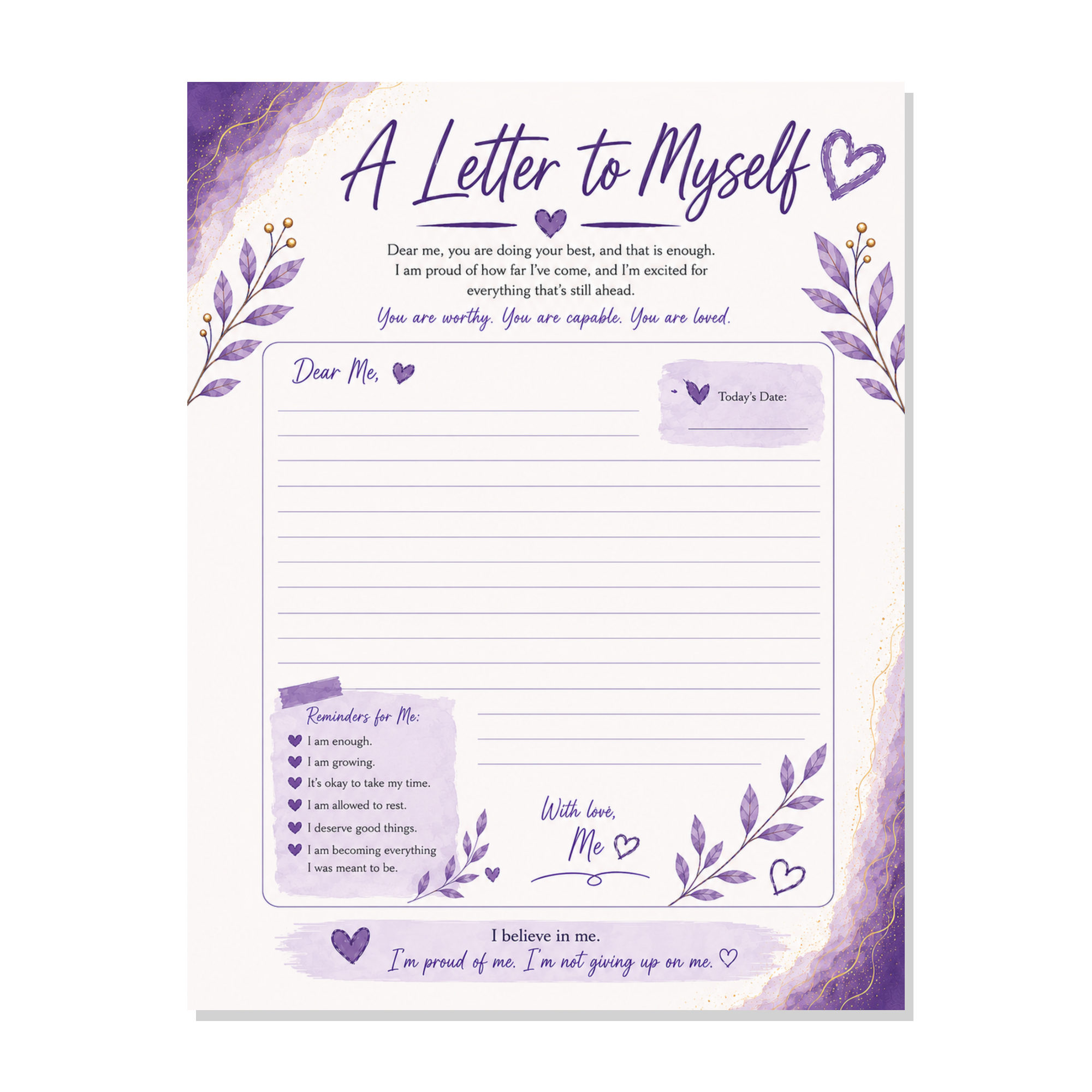This Is My Safe Place Journal