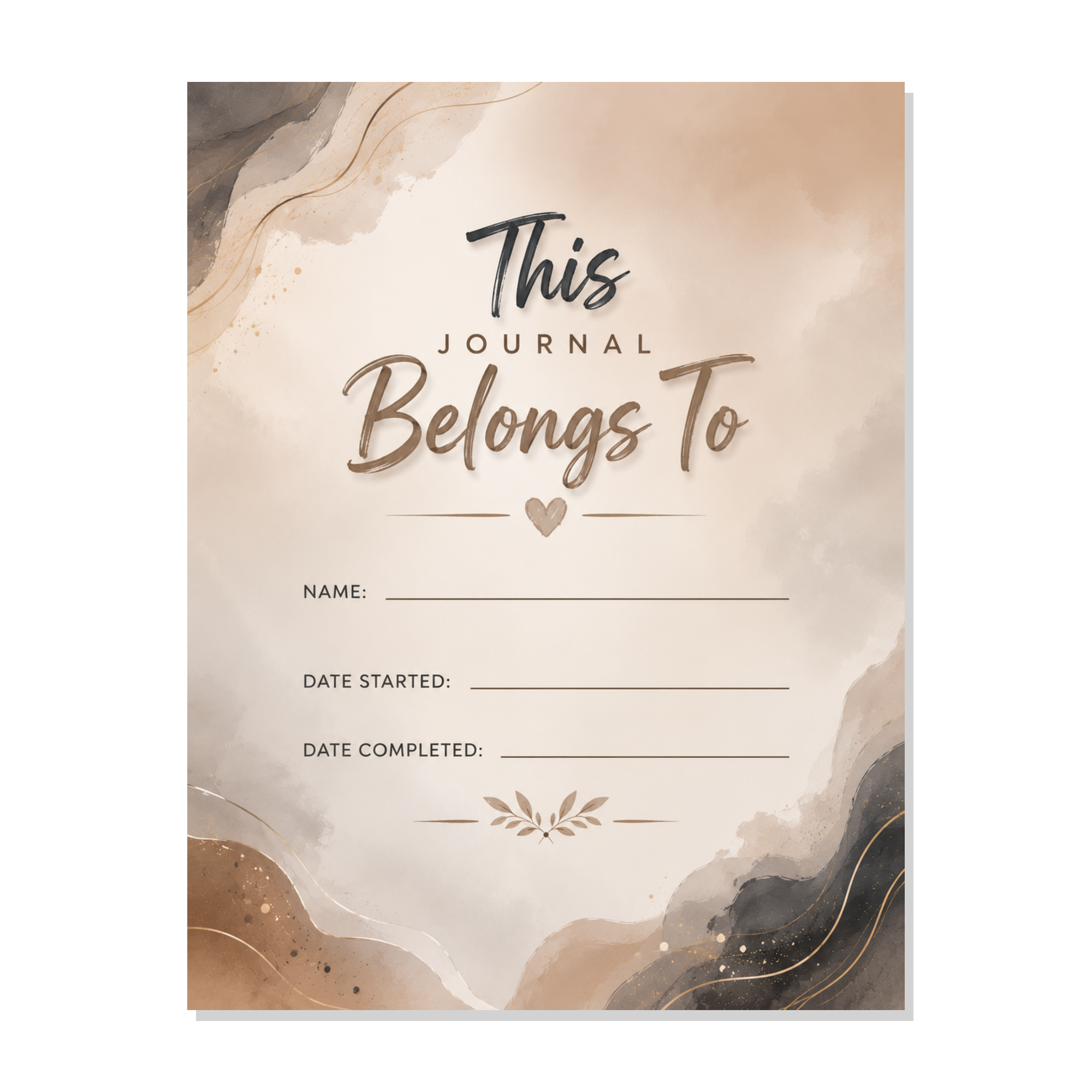 This Is My Safe Place Journal