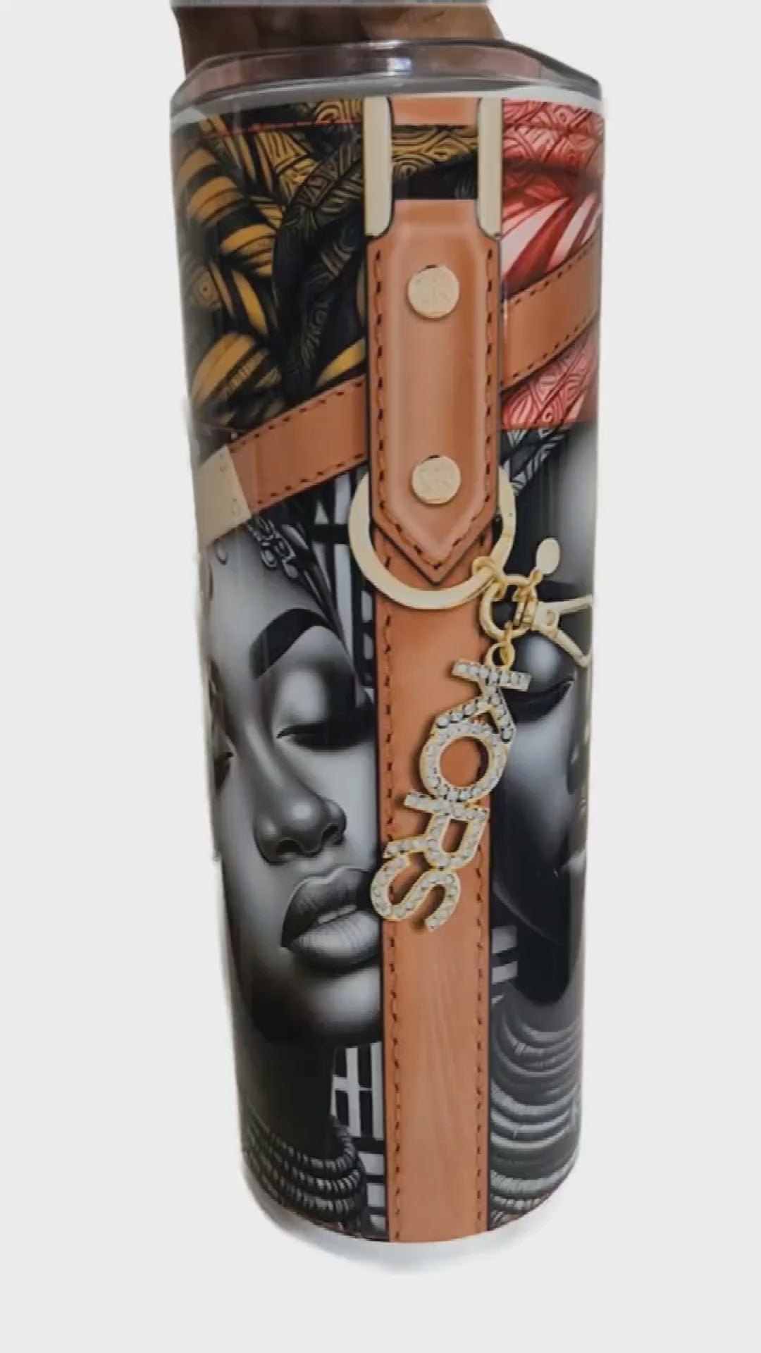 Unapologetic Queen Skinny Tumbler (RTS) ✨🖤
